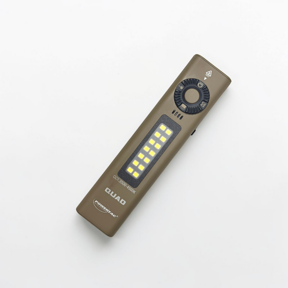 PowerTac QUAD 4-in-1 Rechargeable Flashlight — 2,000 Lumens