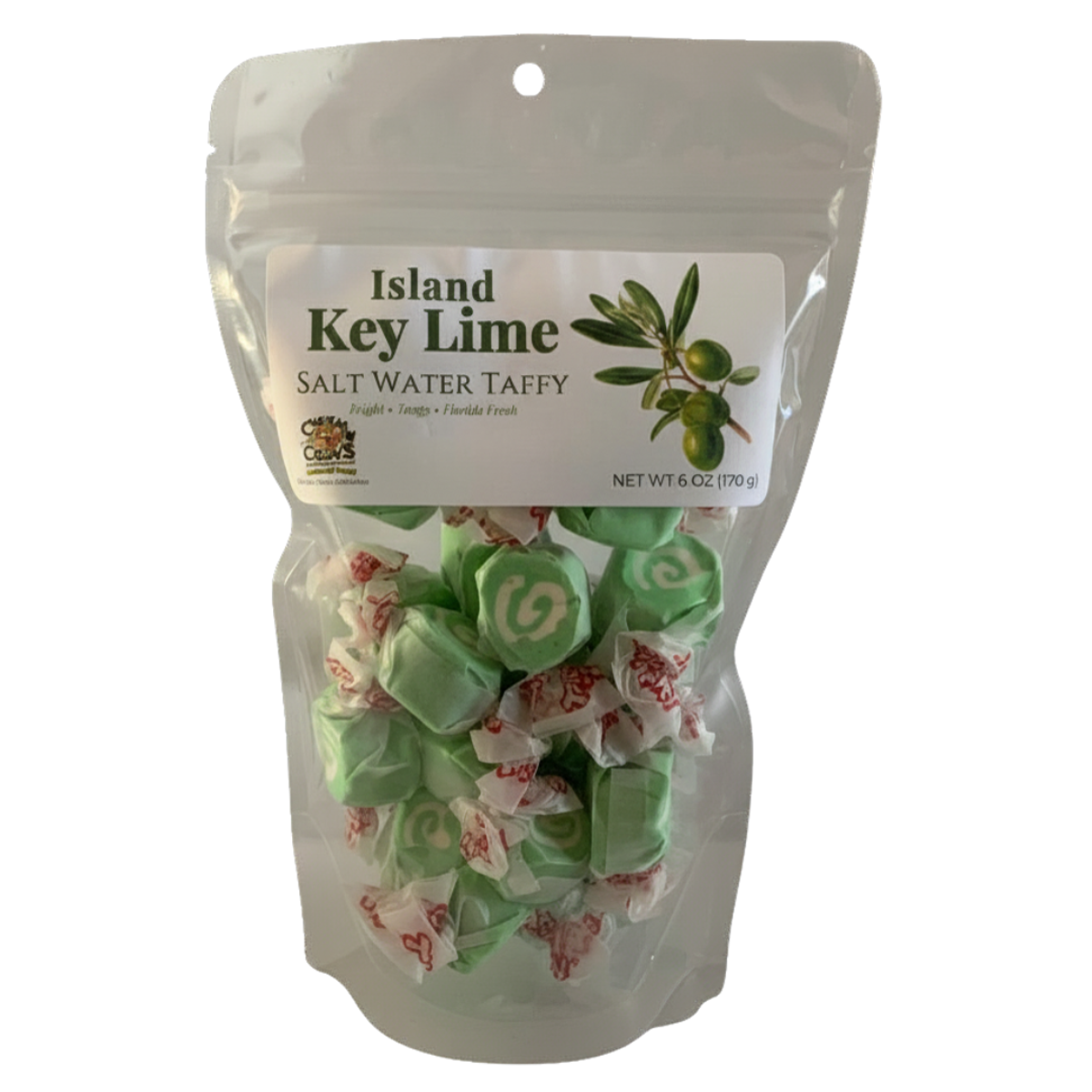 Island Key Lime Salt Water Taffy | Florida Citrus Collection package