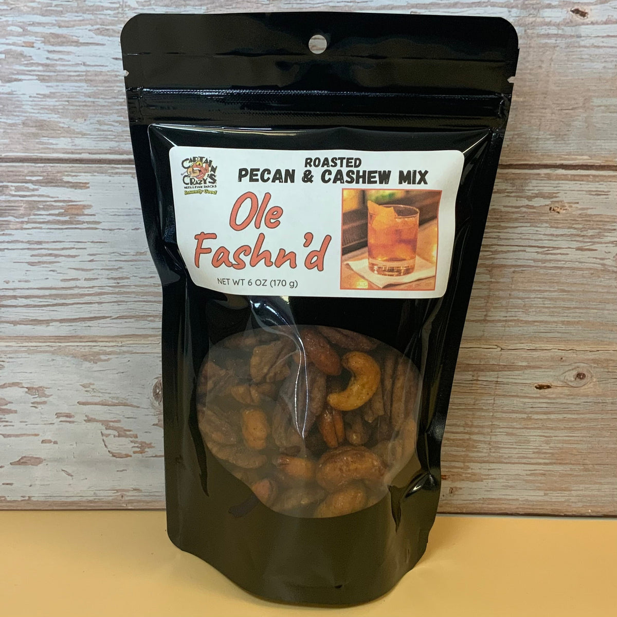 Jim Beam® Bourbon Ole Fashn’d Roasted Pecan & Cashew Mix package