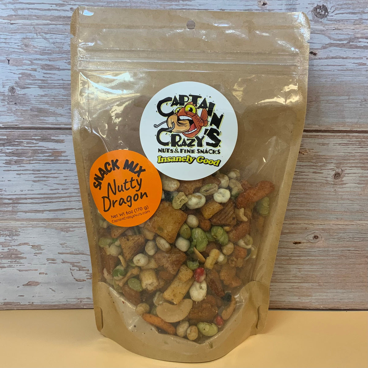 Nutty Dragon Snack Mix package