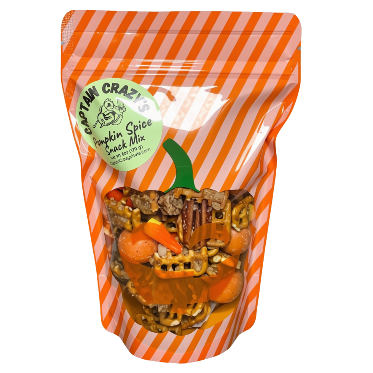Pumpkin Spice Snack Mix package