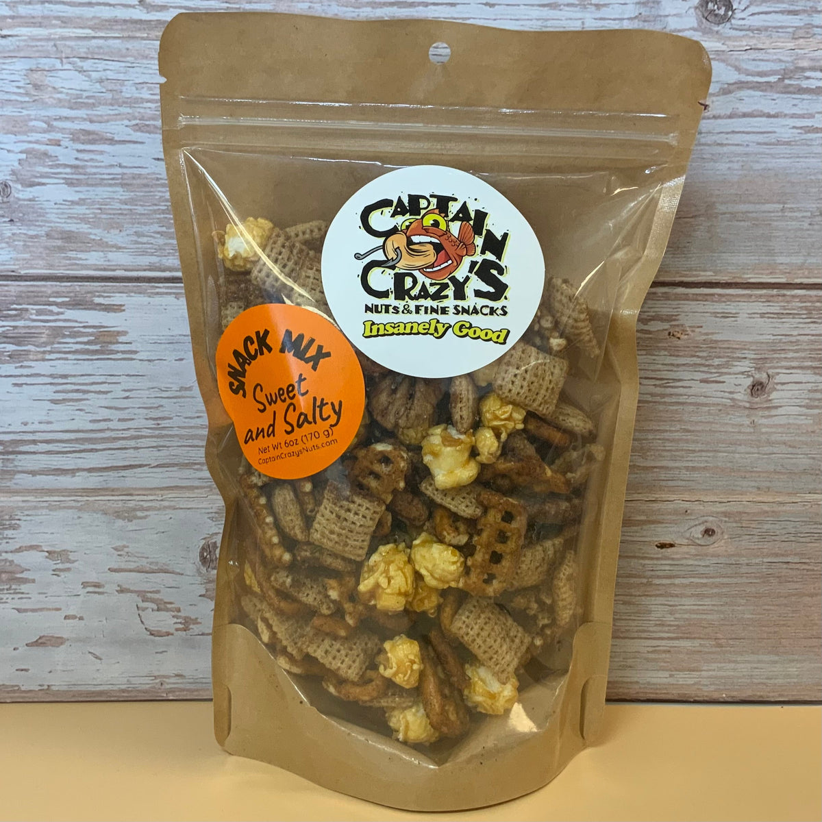 Sweet & Salty Nutty Snack Mix package